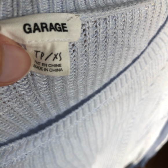 Garage light blue pullover size xs - Picture 3 of 4